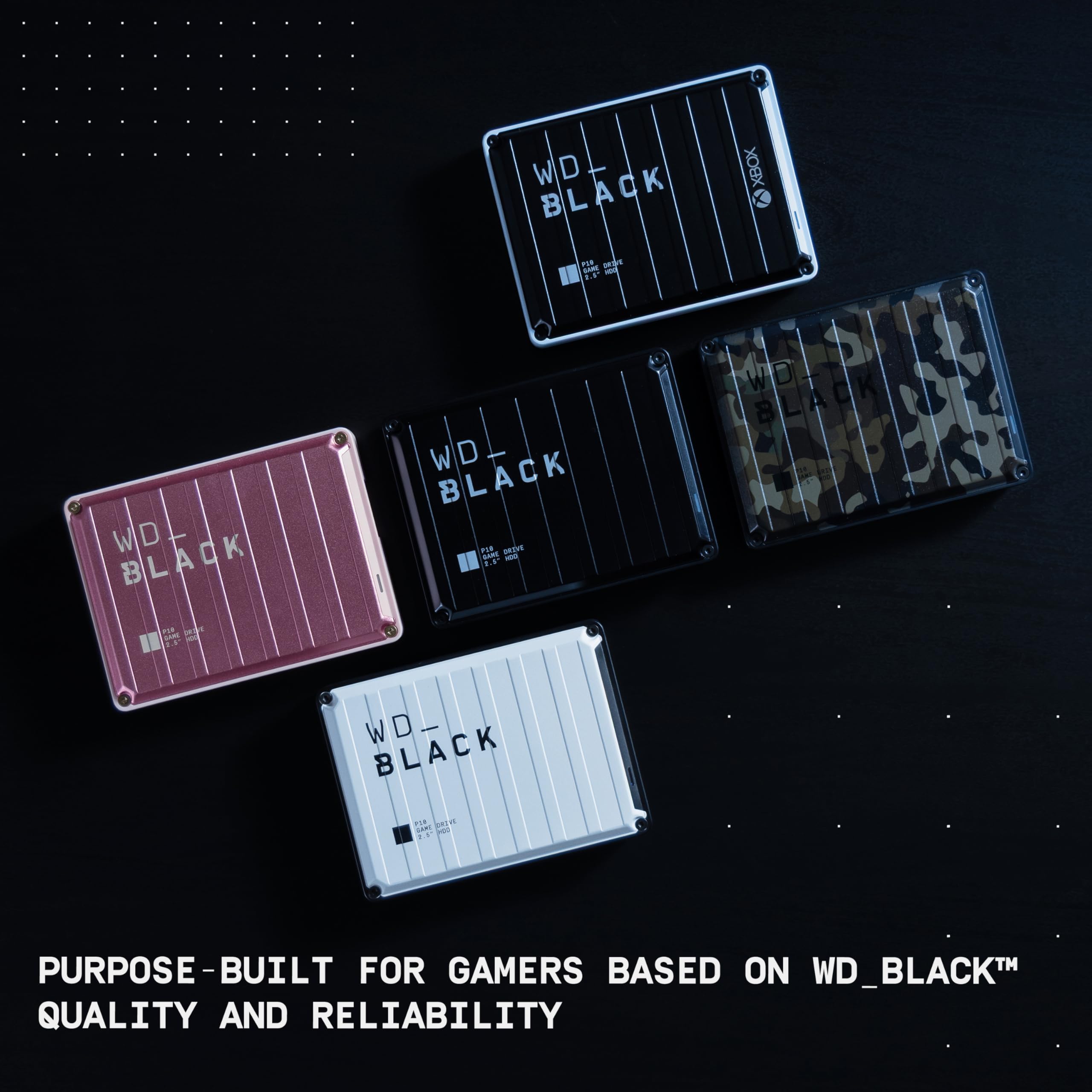 WD_Black P10 6 to Game Drive, Works with PlayStation pour accéder Partout à Vos Jeux PlayStation