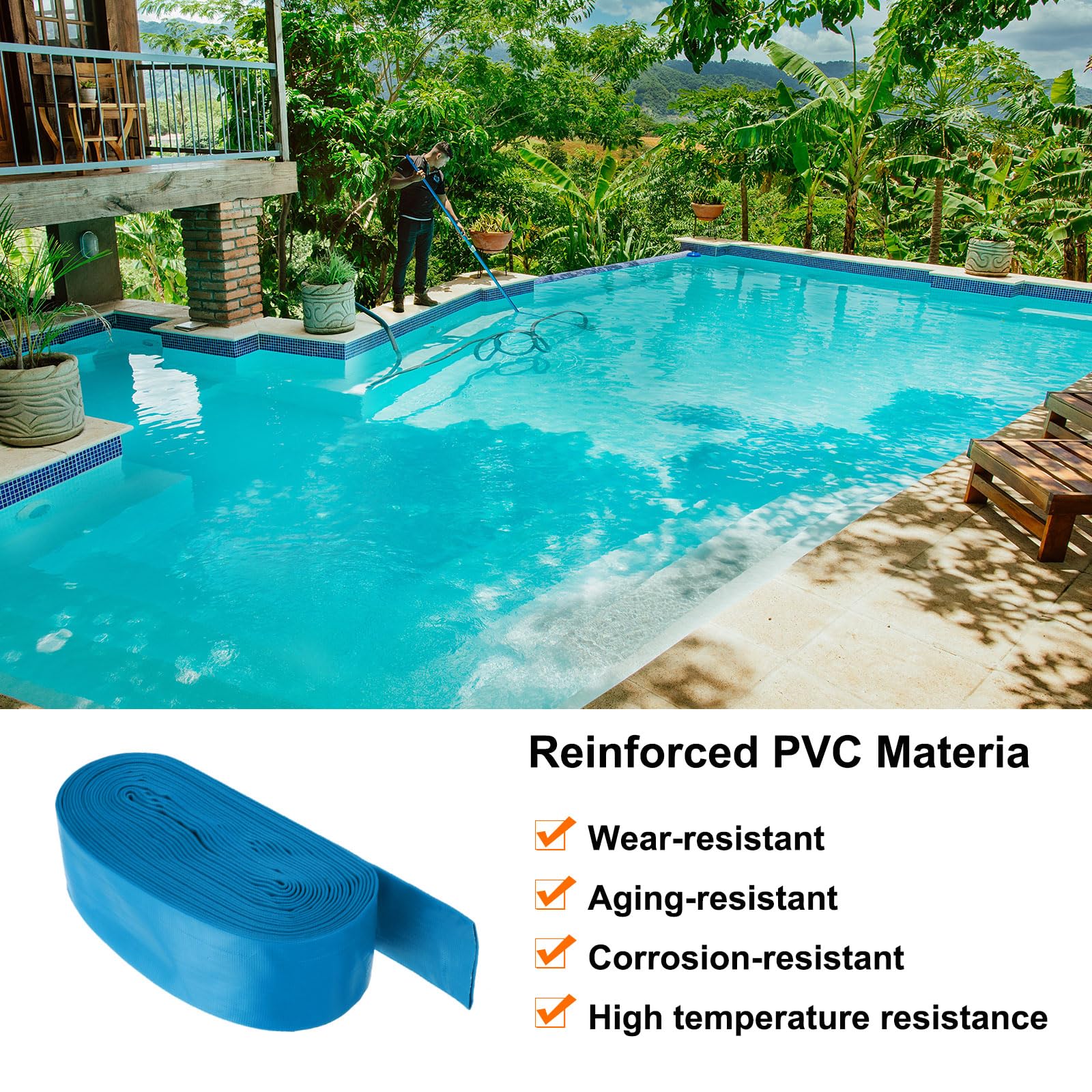 Rebower Pool Backwash Hose - Image 3