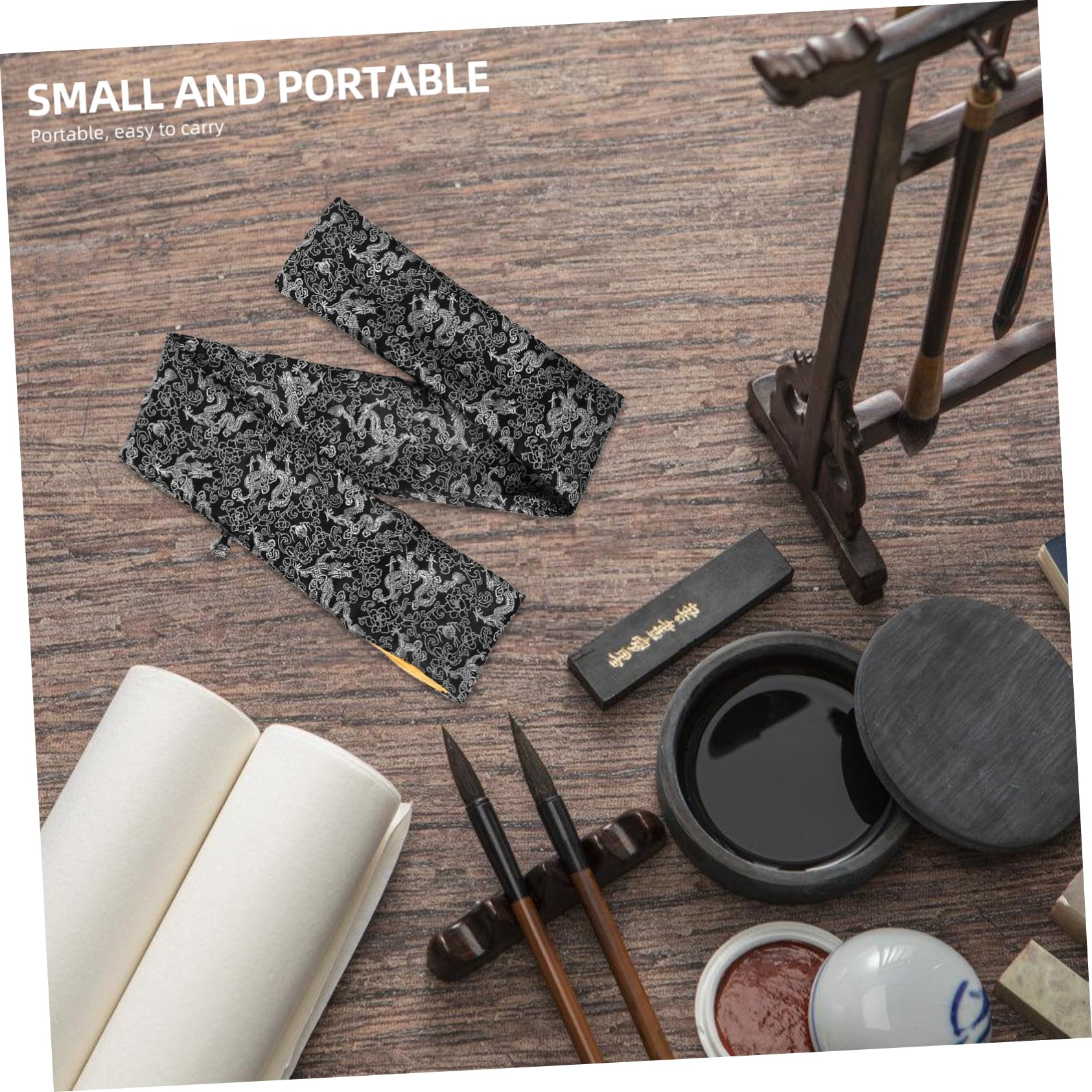 SUPVOX Sword Storage Bag Japanese Sword Bag Sturdy Stylish Dragon Embroidery Compact Practical