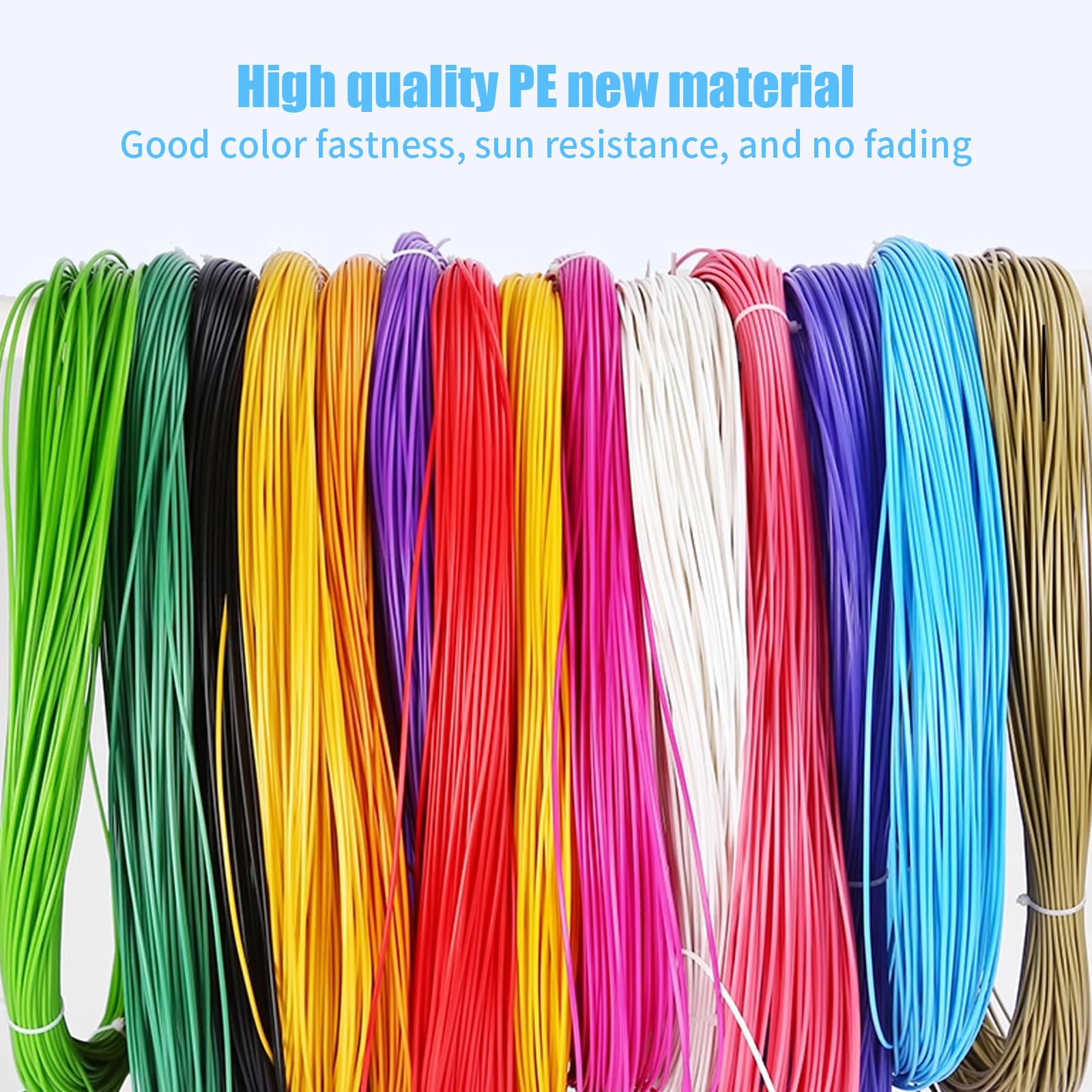 Peddig, 2,5 mm, rattan rotondo in plastica, 500 g, in rattan massiccio, rotondo, per riparazione, sedia, tavolo, cesto, tessitura, artigianato (rosso)