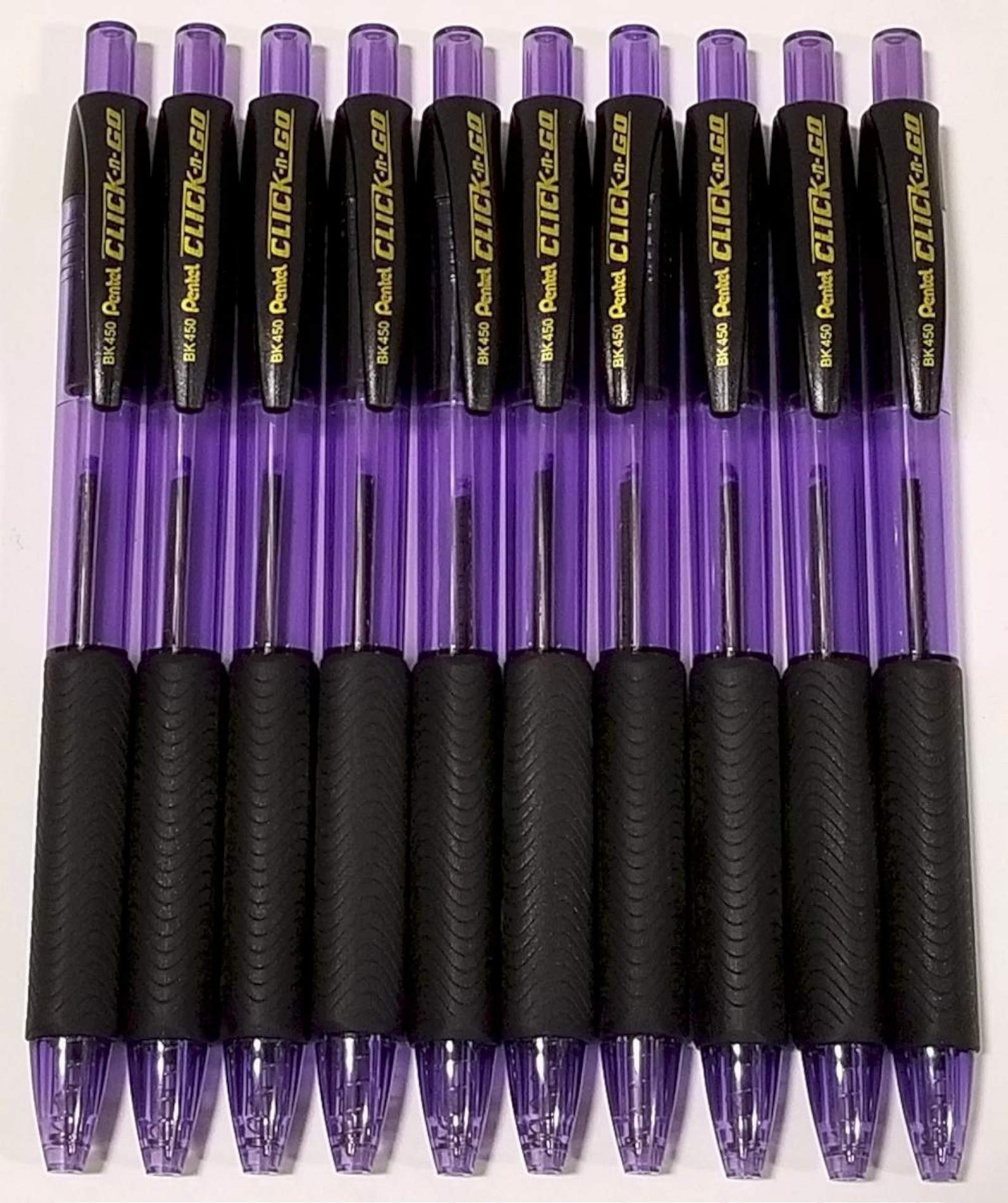 5 X Nero Pentel BL107 EnerGel Penne A Sfera Retrattile. 0.7 Punta In - Foto 7