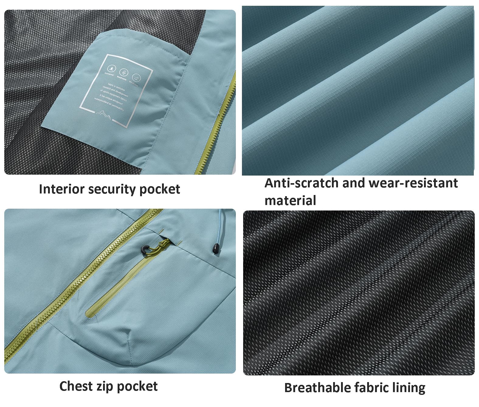 Giacca softshell da uomo e donna, antivento, impermeabile, con cappuccio, giacca funzionale traspirante, leggera, sottile, per ciclismo, escursionismo, ciclismo
