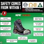 KPR Men's M222 CSA Approved ESR 6" Wide Waterproof 3M Thinsulate Safety Boot