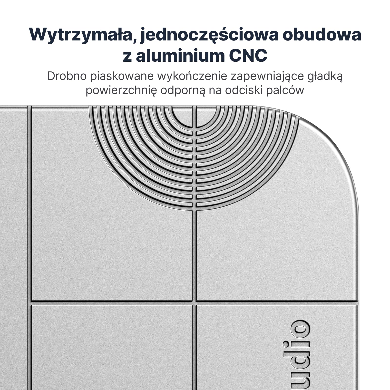 Fosi Audio MD3 Przenośny HiFi Wzmacniacz Słuchawkowy USB DAC Amp Dongle z Magnetycznym Mocowaniem, 1.28" Wyświetlacz, ES9039Q2M, 3.5mm + 4.4mm, PCM 32bit/384kHz, DSD256, do Telefonu, Tabletu i PC
