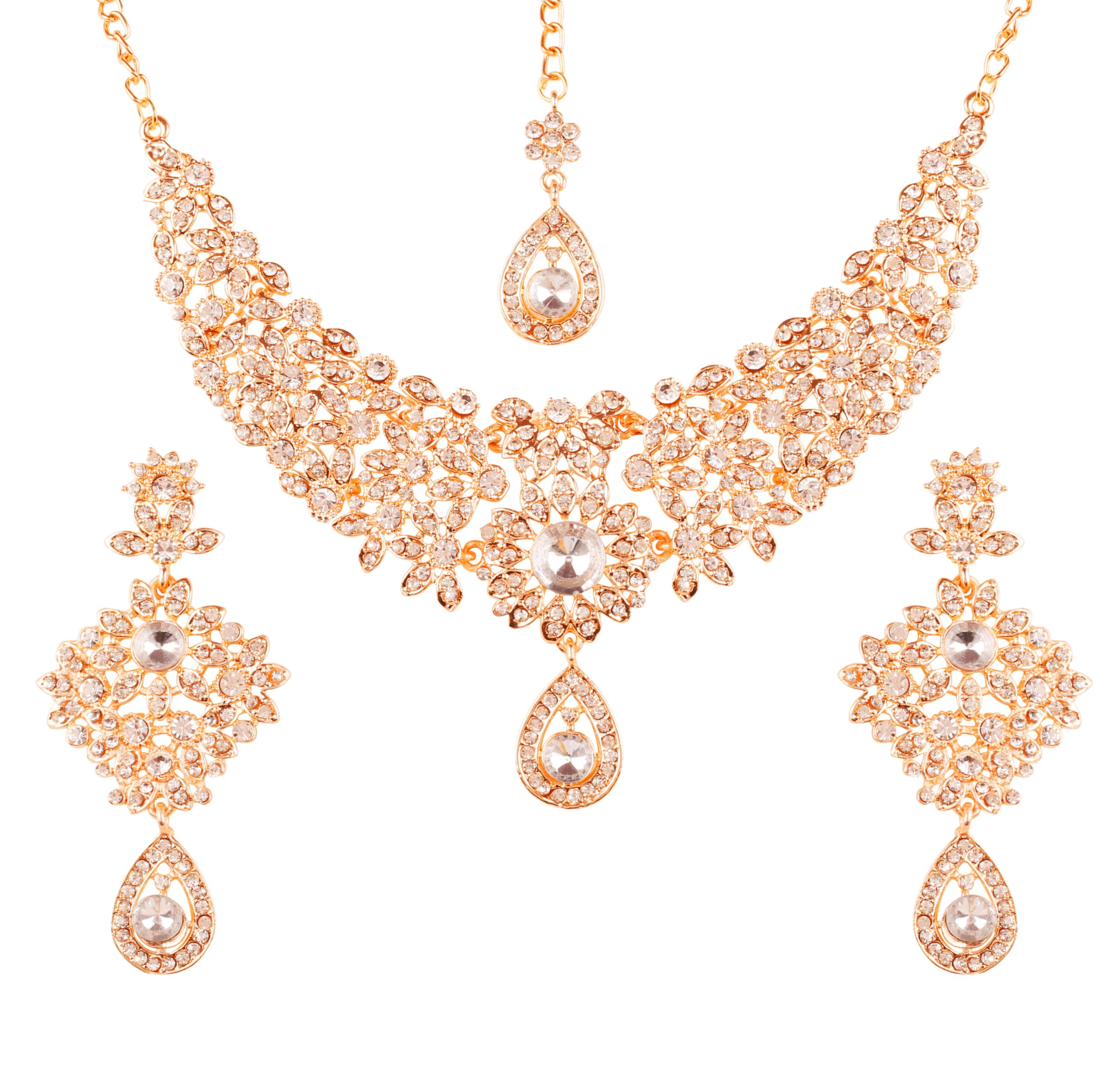 TouchstoneHollywood Glamour Grand Wedding Evening wear Jewelry Necklace for Women