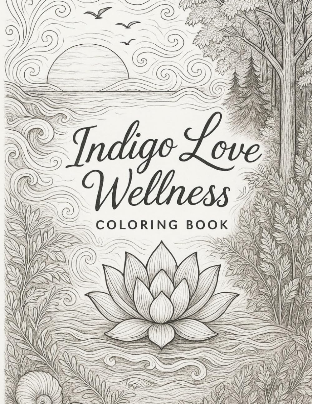 Indigo Love Wellness Coloring Book