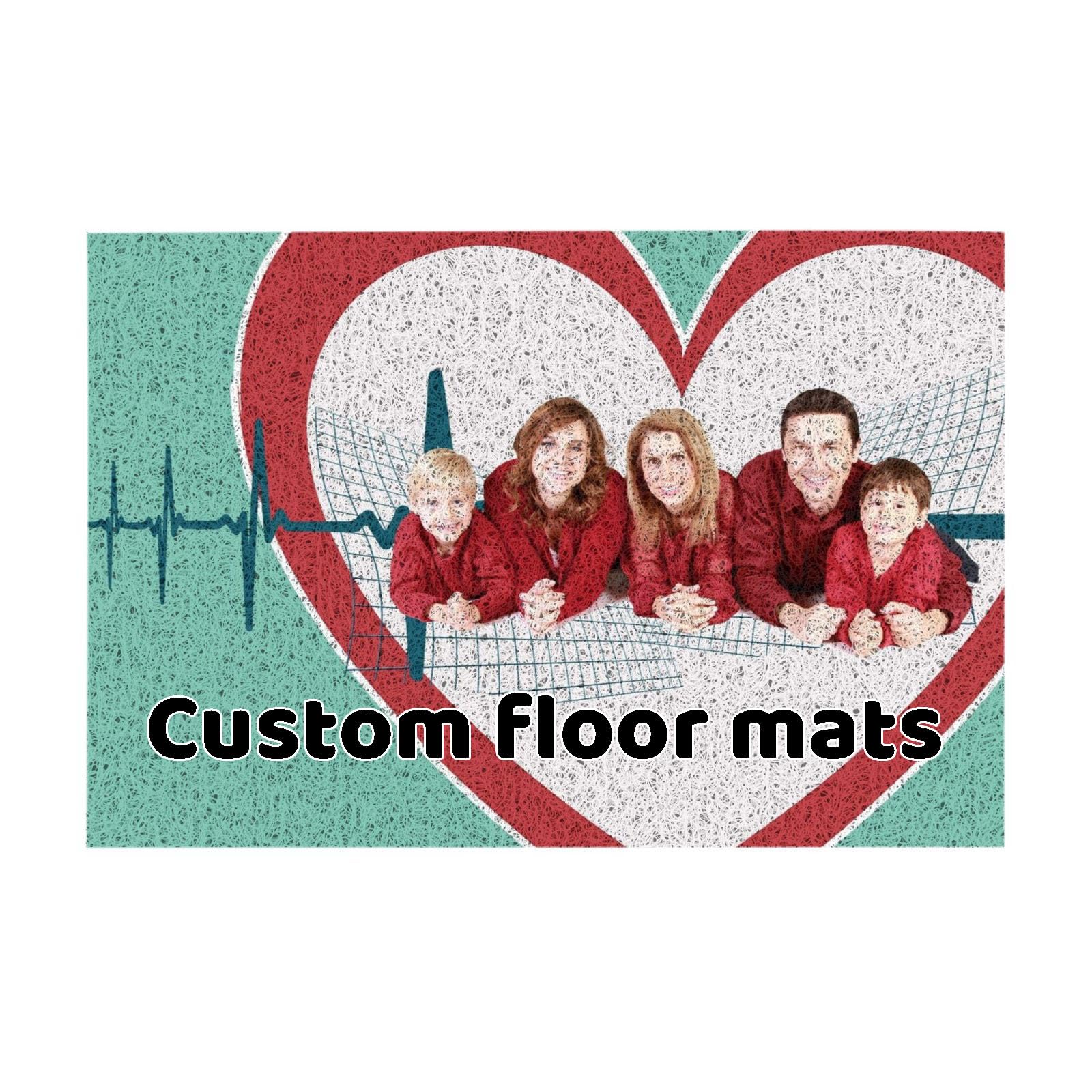 ＨＡＯＡＮＧＺＨＥ Felpudo Personalizado, Felpudos Personalizado con Fotos, Texto, Nombres y Logos, 40x60cm, Felpudo Personalizado para la Entrada de Casa, Perfecto para Regalo