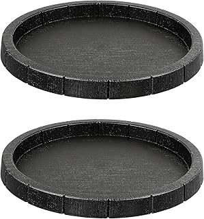 POPETPOP 2Pcs Reptile Feeding Bowls Round Basin Tortoise Food Dish - Lightweight Reptile Food and Water Feeding Dish Bath Bowl Food Container, Reptile Tank Decor