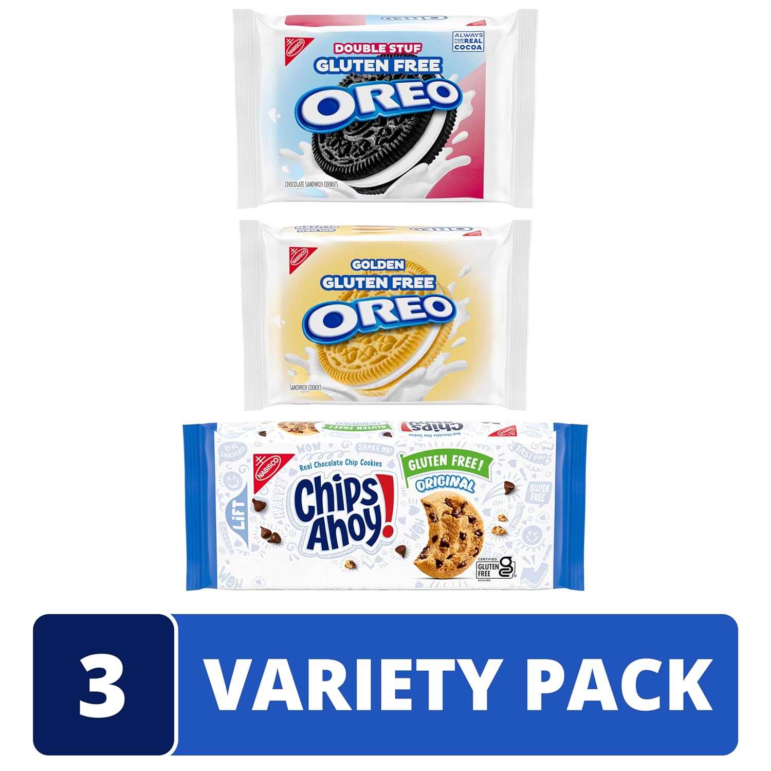 OREO and CHIPS AHOY! Gluten Free Cookies Variety Pack