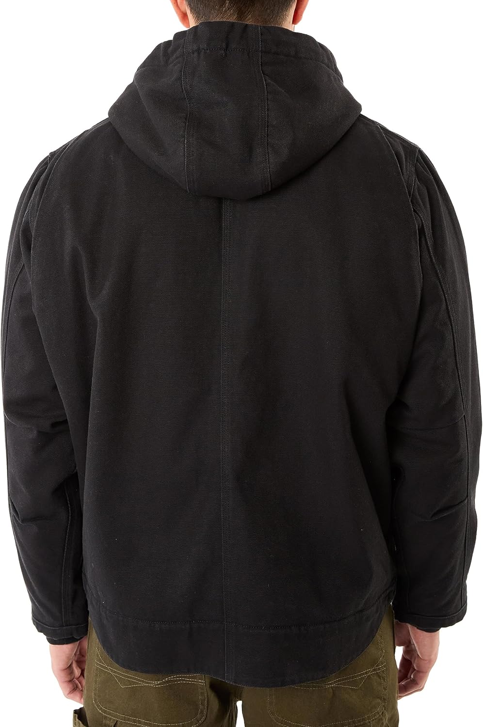 Smith's Workwear mens Sherpa-lined Duck Canvas Hooded Work Jacket - Image 3