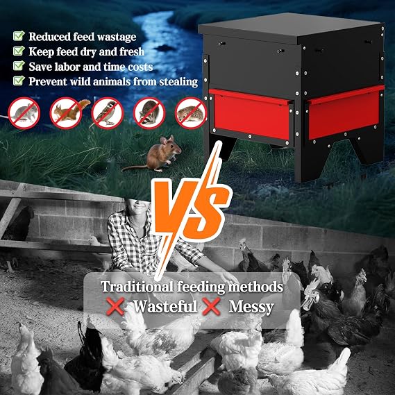 60-90lb Automatic Chicken Feeder