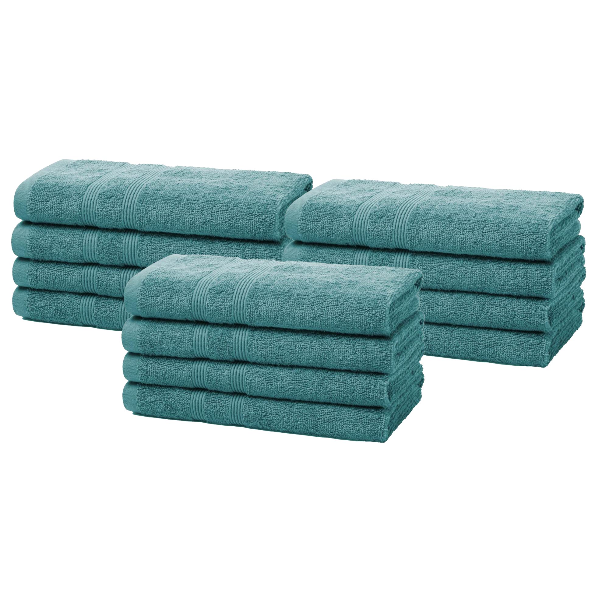 DARWEN STAR Hand Towels Set 100% Egyptian Cotton Towels, Quick Dry Towel,Multipurpose Towel Set 50 x 80 cm (Kingfisher, 6)