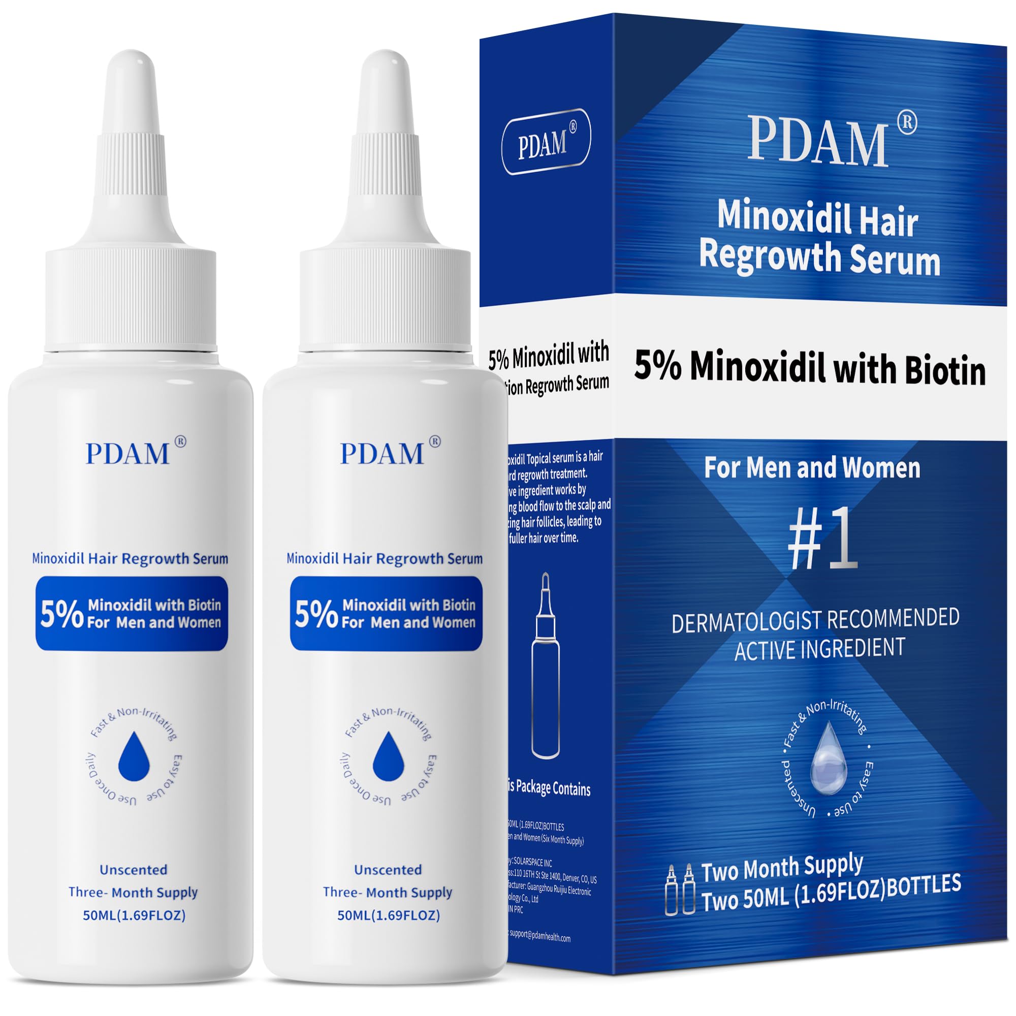 5 Minoxidil for Men Hair with Biotin Minoxidil for Women Minoxidil Beard Growth Oil Minoxidil Hair Growth Serum