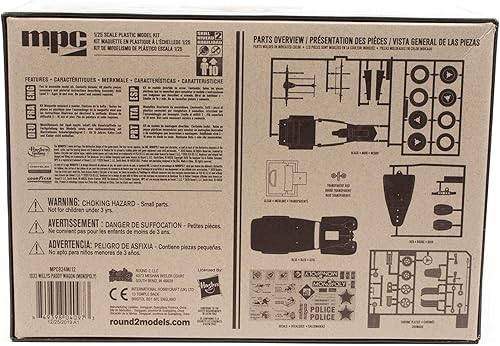 Miniatura 2 de MPC 1933 Willys Panel Paddy Wagon (Monopoly) 2T 125 Escala Kit de modelo, rojo (MPC924M)