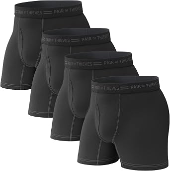 Pair of Thieves Men Every Day Kit Boxer Briefs | Underwear for Men | Soft, Tagless, Cotton Spandex Blend | Moisture Wicking