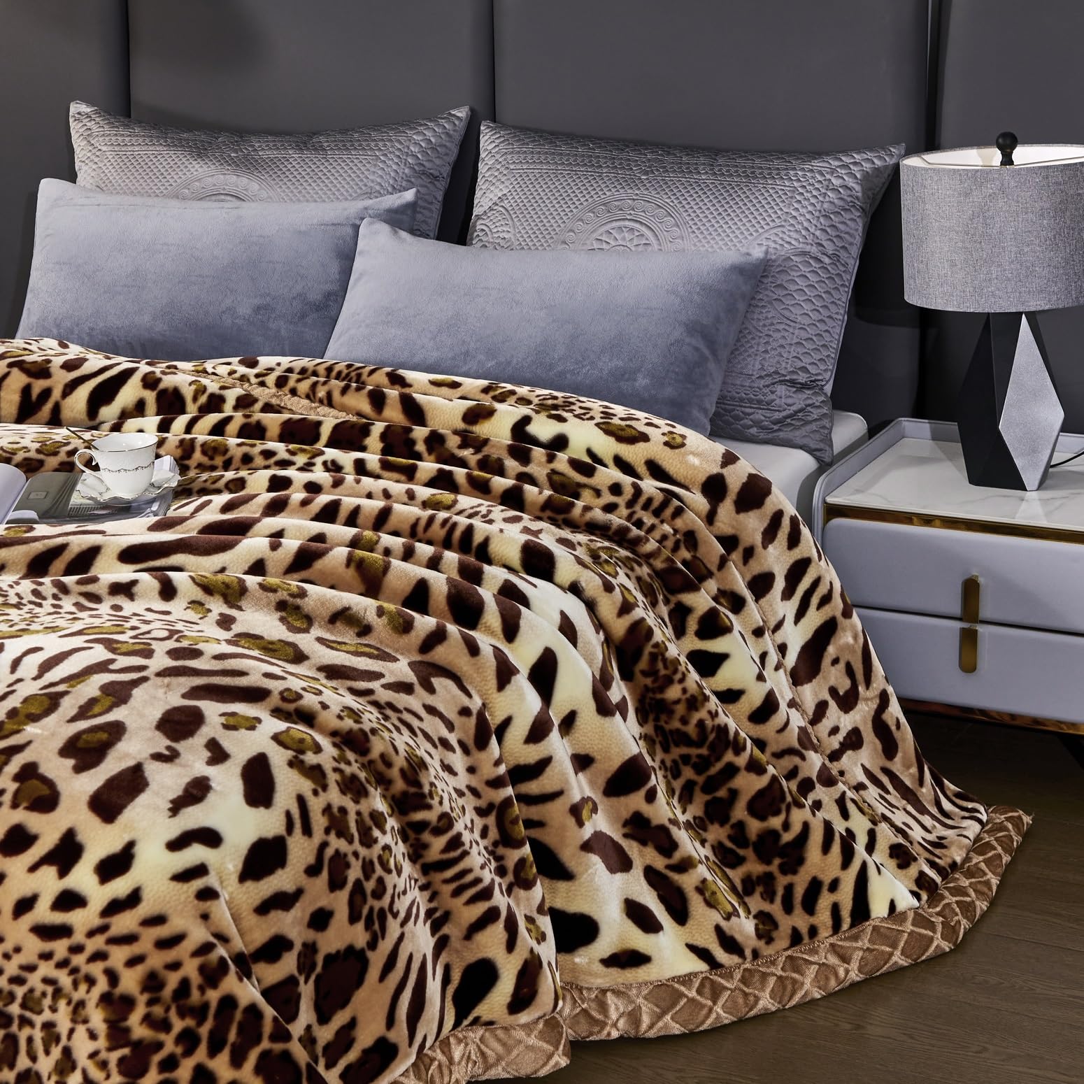 LGYKUMEG Gewichtete Koreanischen Nerzdecke,Fleecedecke, Plüschsamt, King-Size-Größe 150 x 200cm2kg, zweilagig, wendbar, seidig weich, Knitter- und lichtbeständig, warme Decke