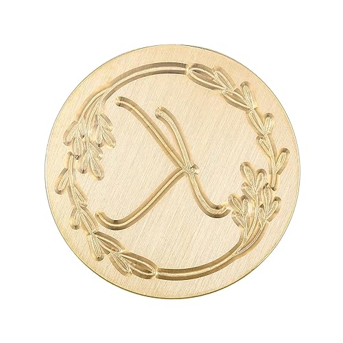 Miniatura 61 de Yoption Kit de sellos de cera con iniciales del alfabeto de 26 letras A-Z, sello de cera de sellado de letras vintage manuscritas a mano con 2 asas