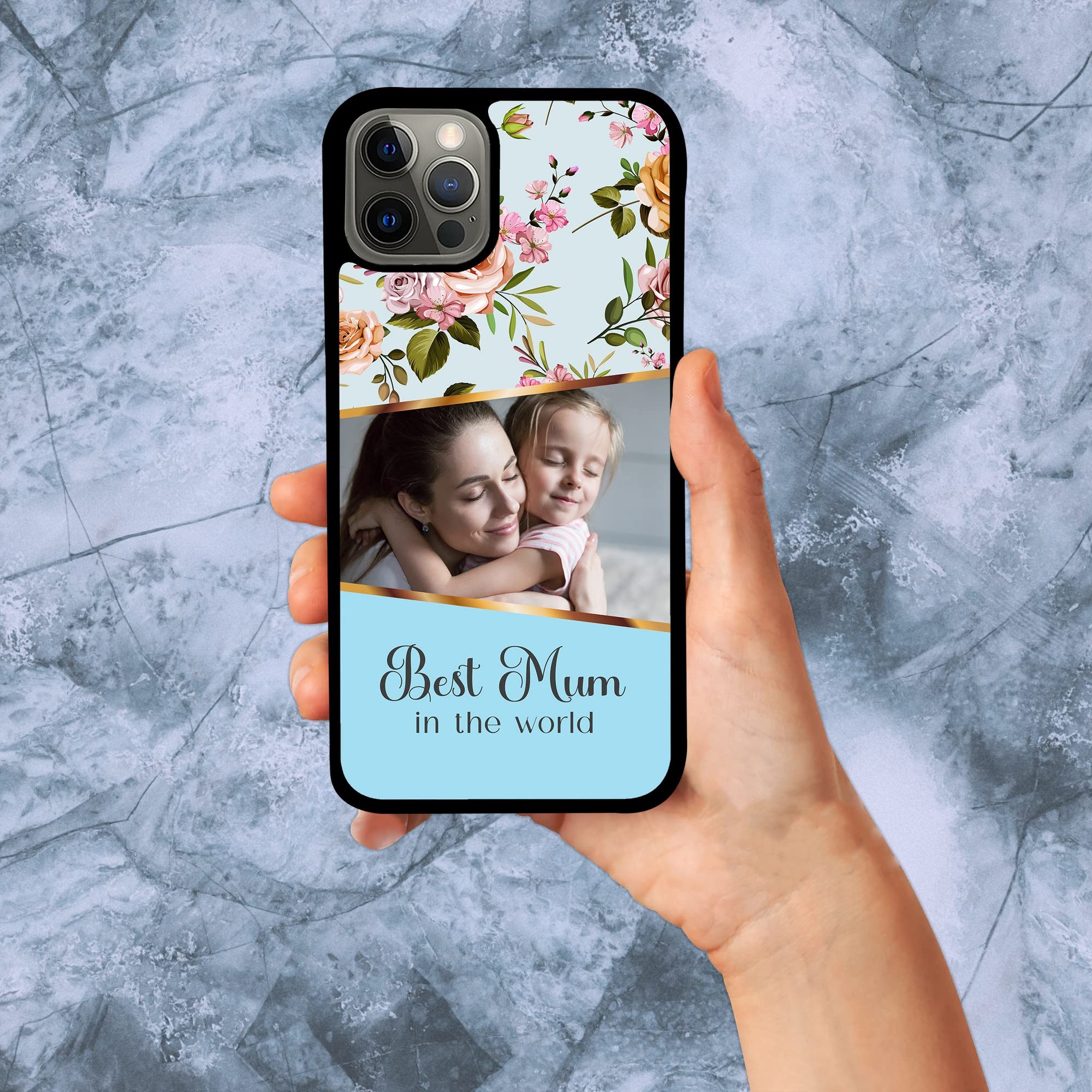 PERSONALISED BEST MUMMY MOTHERS LOVE DESIGN PLASTIC PHONE CASE ANY