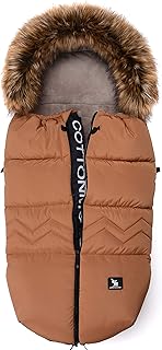 Saco de invierno dormir térmico para carrito silla de bebé universal abrigo polar Cottonmoose Moose North Yukon (north amber)