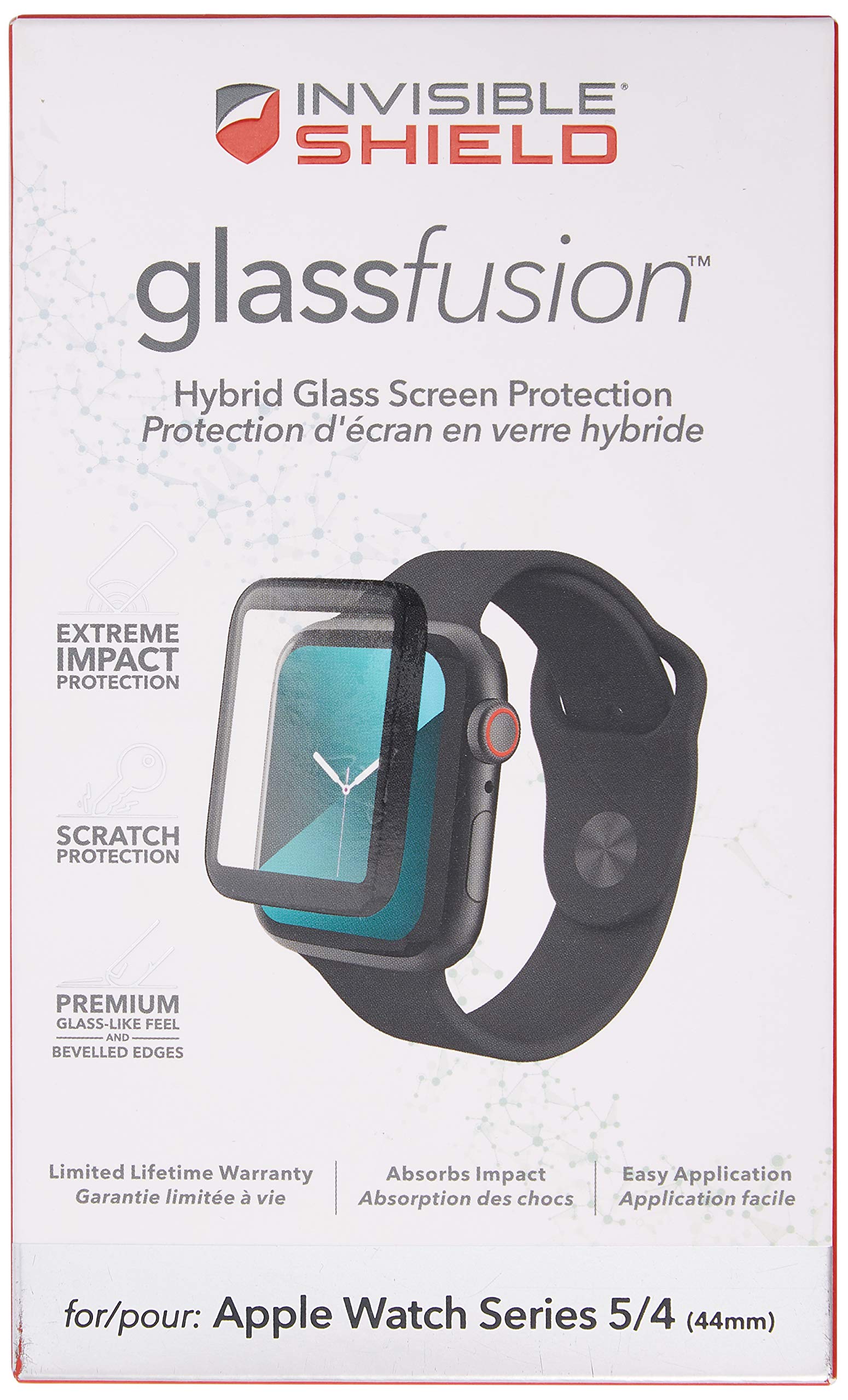 ZAGGInvisibleShield Glass Fusion Apple Watch Series 4/5 44 mm Screen