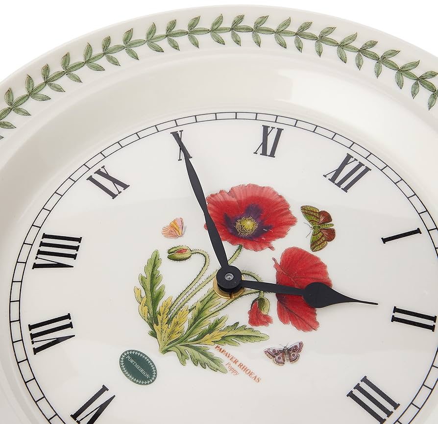 ポートメリオン Portmeirion バリエーション 花柄 掛け時計 27cm Amazon.com: Portmeirion Botanic Garden Poppy Wall Clock