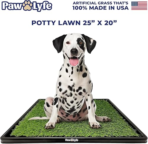 Miniatura 7 de Almohadilla para orinar de cachorros de césped artificial hecha en Estados Unidos para perros y mascotas pequeñas, almohadilla reutilizable de