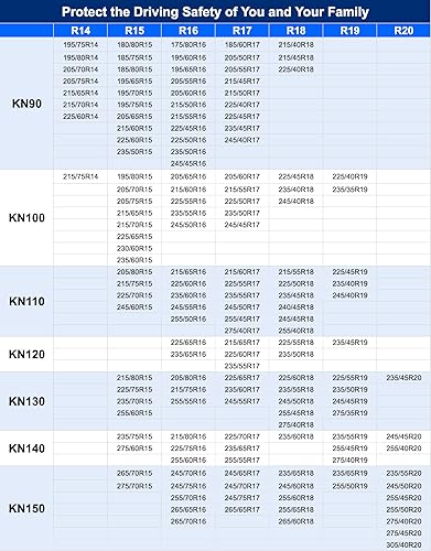 Miniatura 4 de Cadenas de nieve, resistentes al desgaste, de acero de alto carbono, antideslizantes, para automóviles de pasajeros, camionetas y SUV, juego de 2