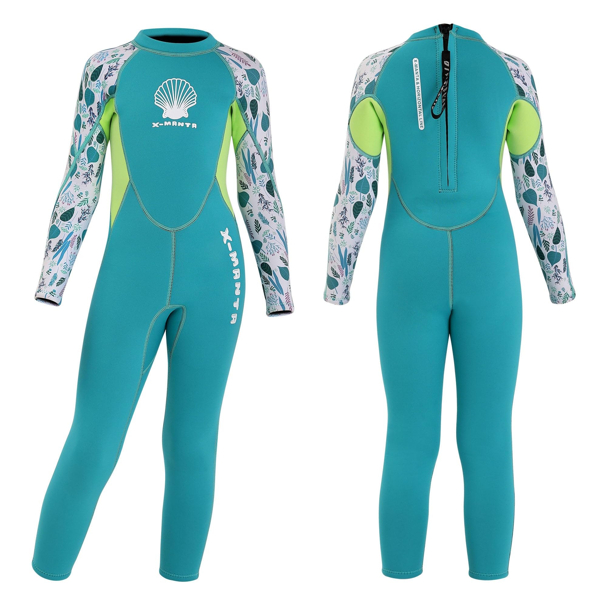 MWTA Kids 2.5mm Back Zip Full Wetsuit