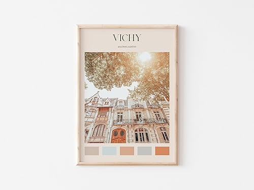 Miniatura 1 de Impresión Vichy, arte de pared de Vichy, póster de Vichy, foto de Vichy, impresión de póster de Vichy, decoración de pared de Vichy, póster de viaje