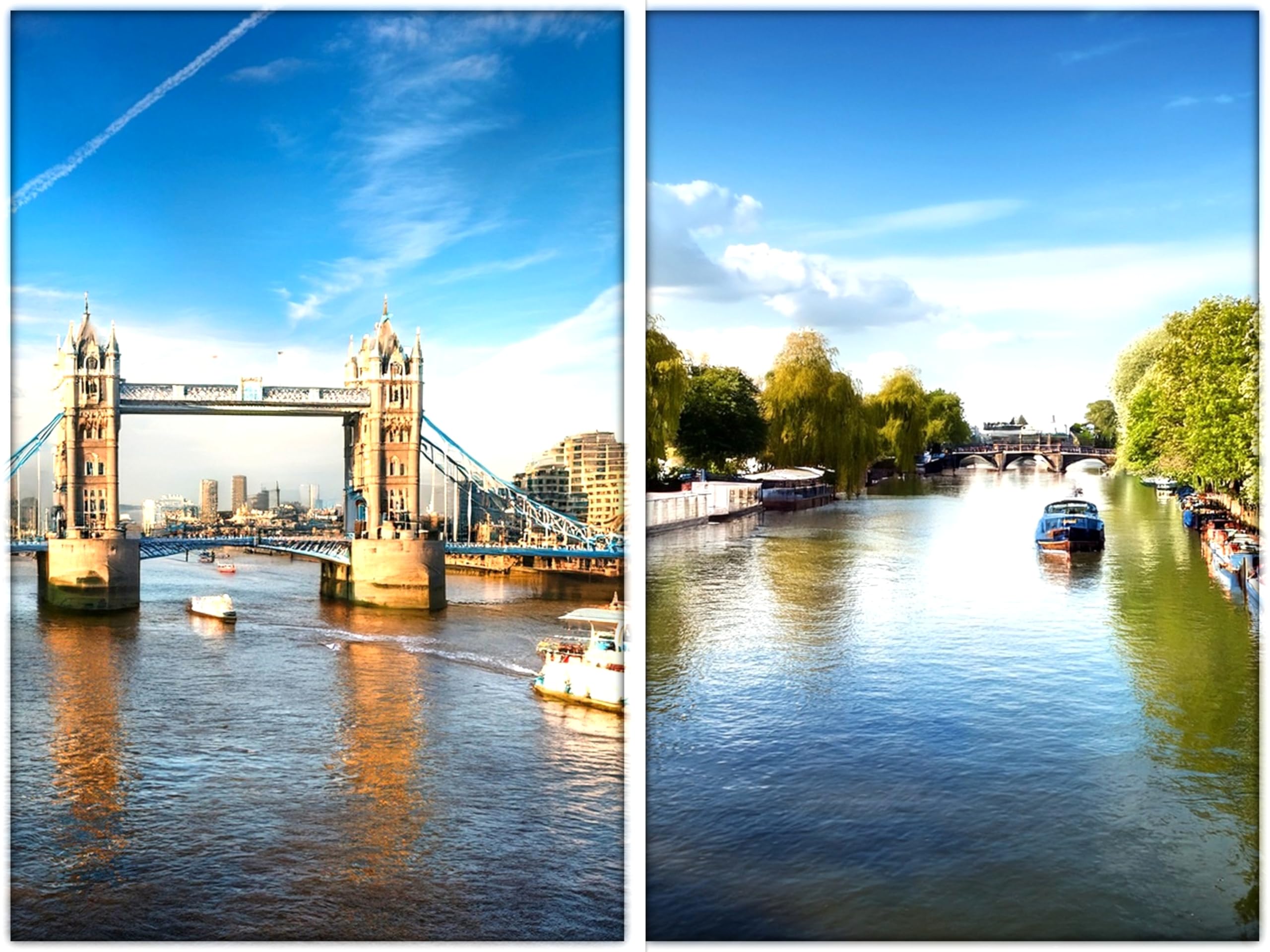KUNDAN STORE London Bridge & Thames River Wall Poster | Scenic