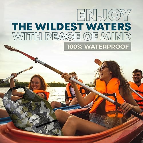 Miniatura 3 de Earth Pak Waterproof Dry Bag with Zippered Pocket - Waterproof Dry Bag Backpack Keeps Gear Dry
