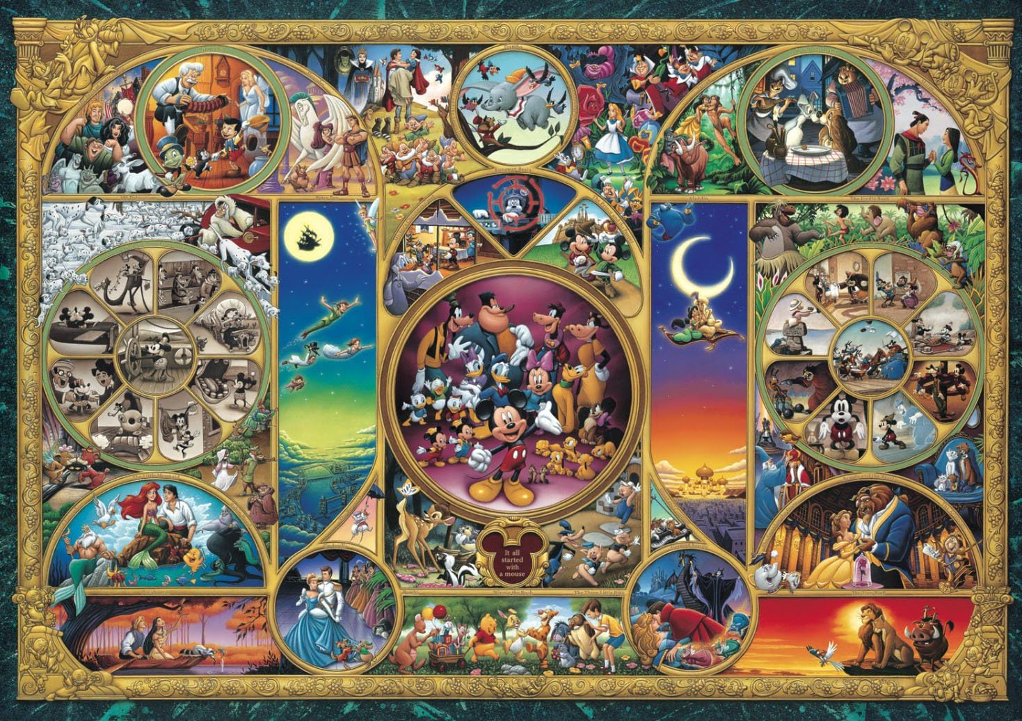 Tenyo Disney Character World World's Smallest Jigsaw Puzzle (1000 Piece)