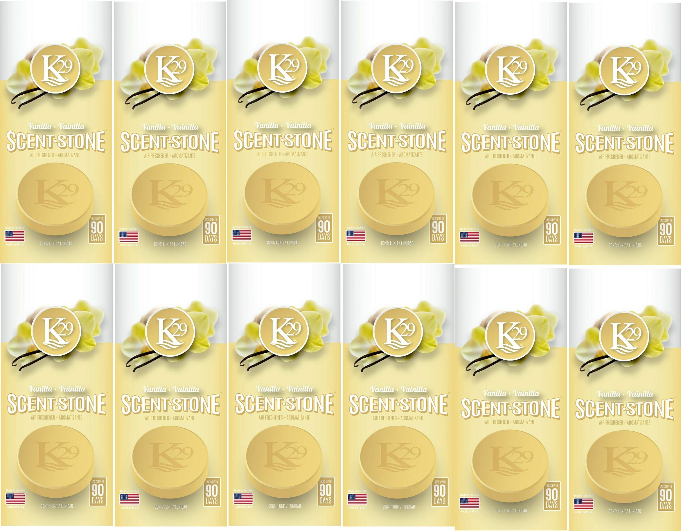 K29 Scents Vanilla Scent Stone - 12 Pack