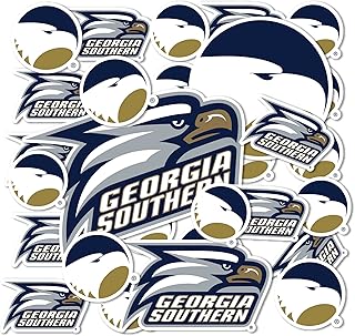 Desert Cactus Georgia Southern University Sticker GSU Eagles Vinyl Decals Laptop Water Bottle Car Scrapbook Sheet T1 (Type 1-1)