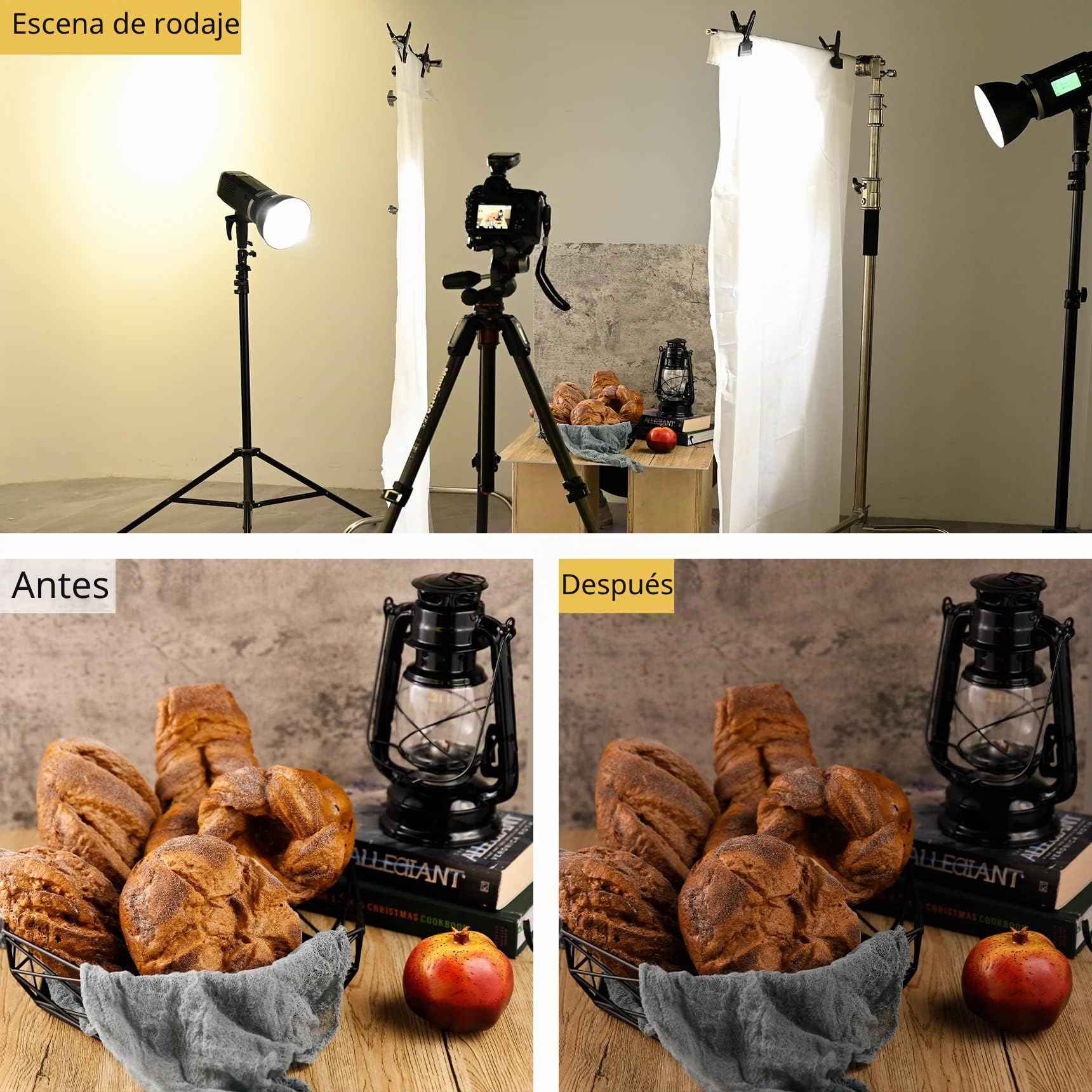 Selens 1 x 1,7 m Difusor de Tela de Nylon Seda Blanco difusión modificador de luz sin Costuras para iluminación fotográfica, softbox y Tiendas de luz