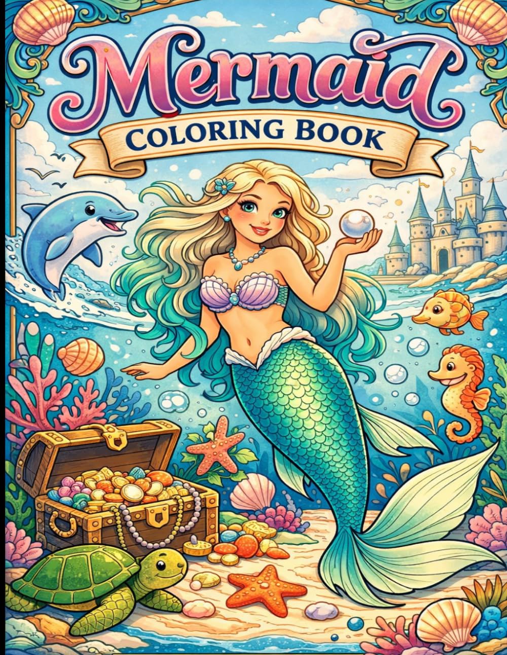 Mermaid Coloring Book