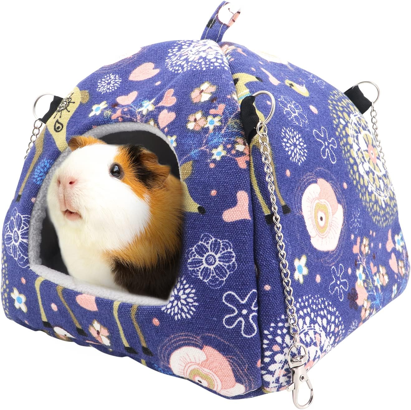Seahelms Guinea Pig Bed, Bunny Bed Hamster House Large Hideout Hamster
