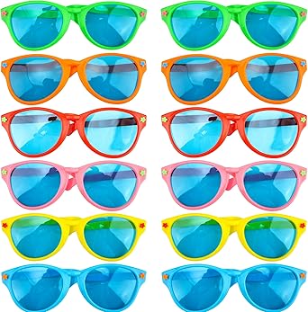 Bulk Sunglasses Adult 12-Pack Jumbo Novelty Sunglasses Oversized