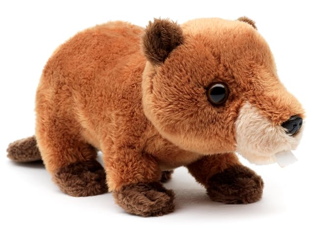 Uni-Toys - Plushie de Castor, 20 cm de Longitud, Peluche