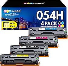 GPC IMAGE Compatible 054H Toner to Replace Canon 054H CRG-054 Printer Cartridges for Canon i-Sensys LBP621cw LBP622cdw LBP623cdw MF641cw MF643cdw MF644cdw MF645cx (Black Cyan Yellow Magenta, 4-Pack)