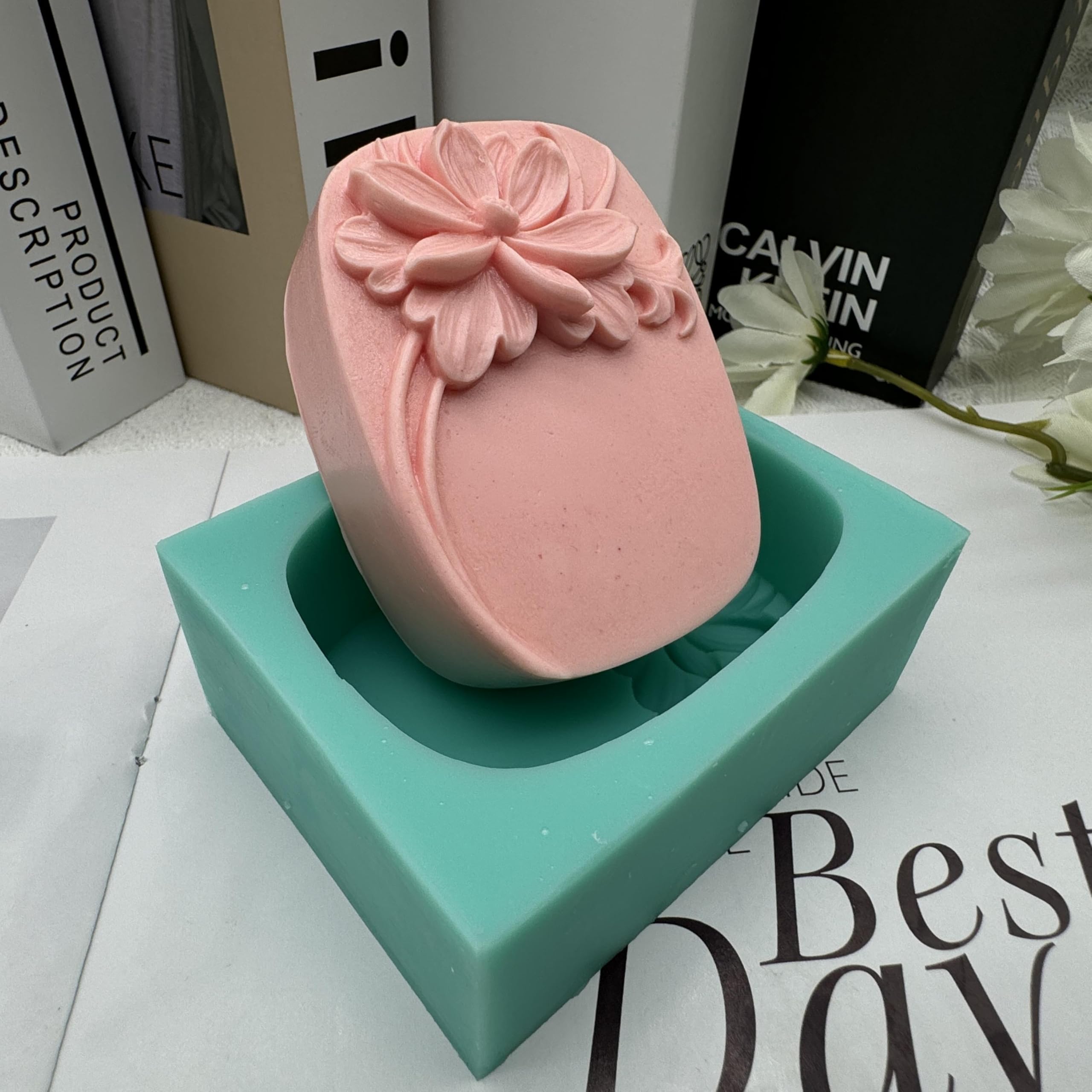 GreatMold kwiat lotosu kreatywne formy do mydła lotosu silikonowa forma do mydła do produkcji mydła świeca czekoladowe cukierki silikonowe formy do pieczenia kremówka (Lotus)