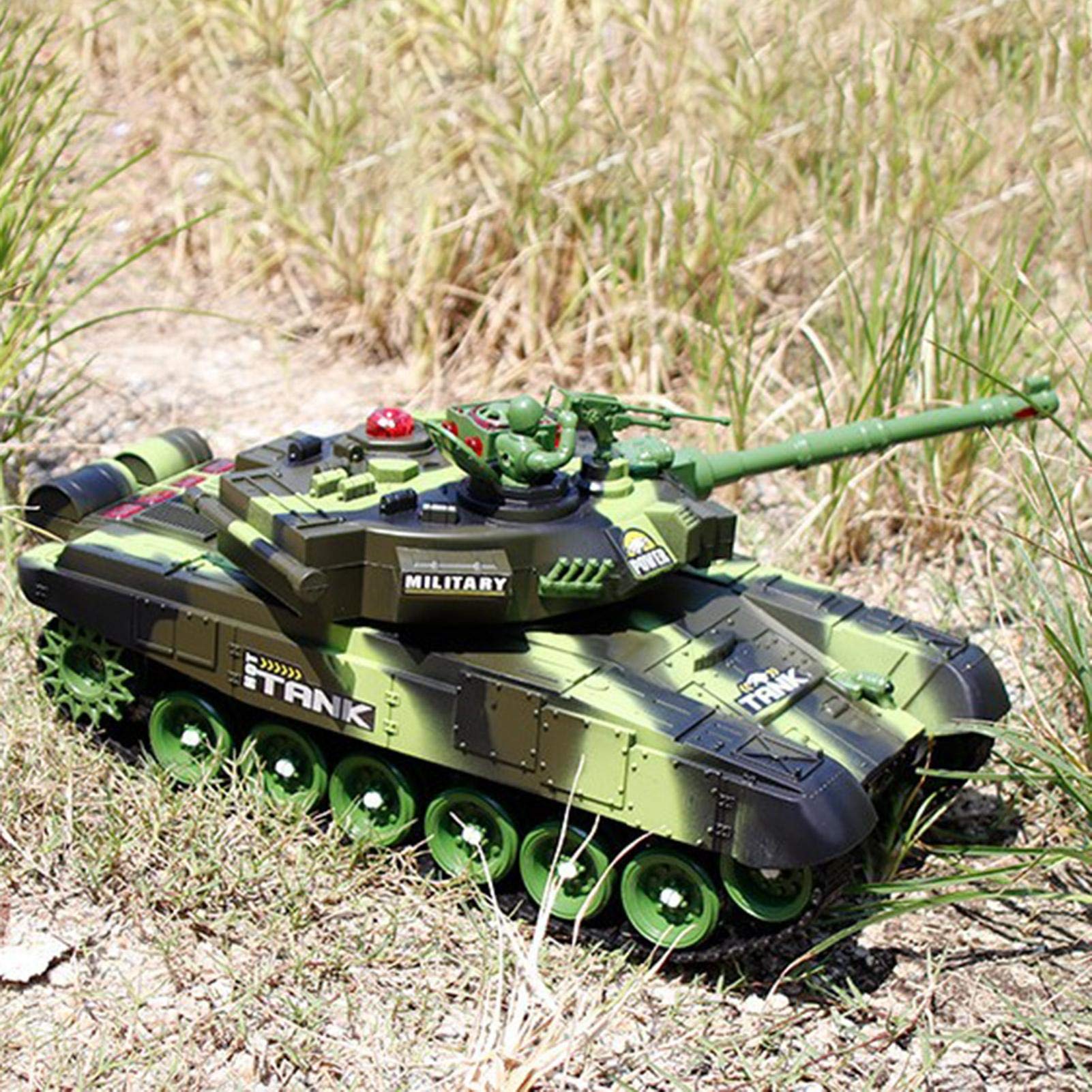 Amazon.co.jp: PROKTH【子供贈り物】リモコンタンク 戦車 ラジコン