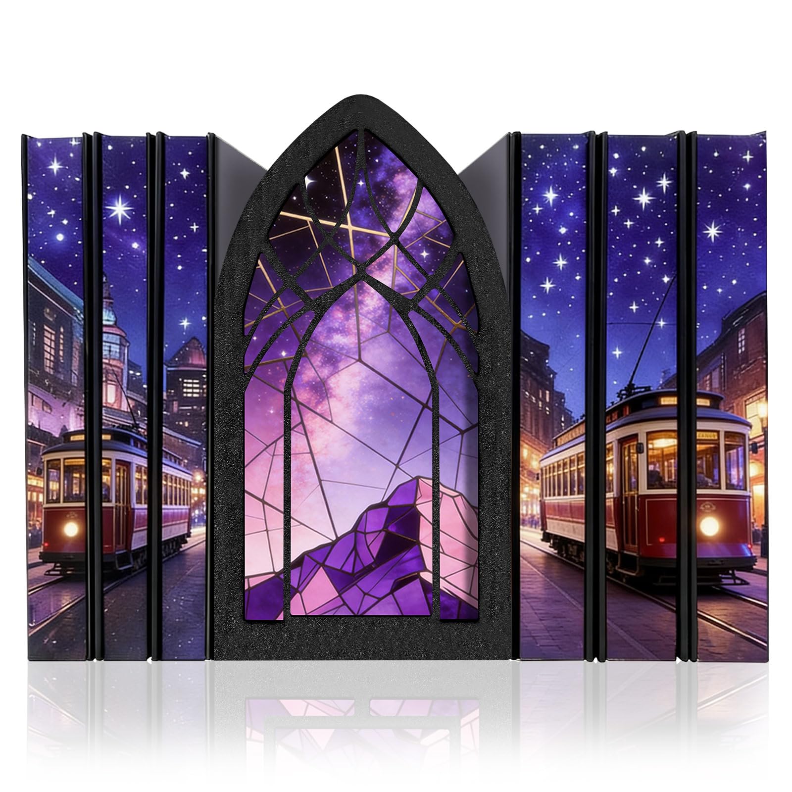 Decoración de libros de fantasía con temática de cuarta ala