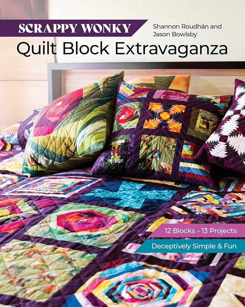 Amazon.com: Scrappy Wonky Quilt Block Extravaganza: 12 Amazon.com: Scrappy Wonky Quilt Block Extravaganza: 12