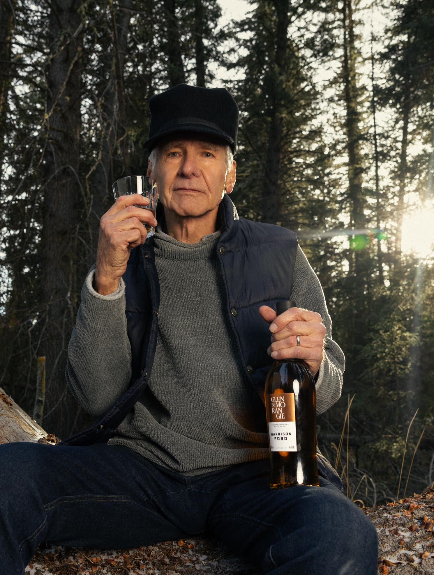 Glenmorangie Harrison Ford Limited Edition Single Malt Scotch Whisky, 46.5%, Bourbon und Portugiesische Rotweinfässer, Nicht Kühlfiltriert