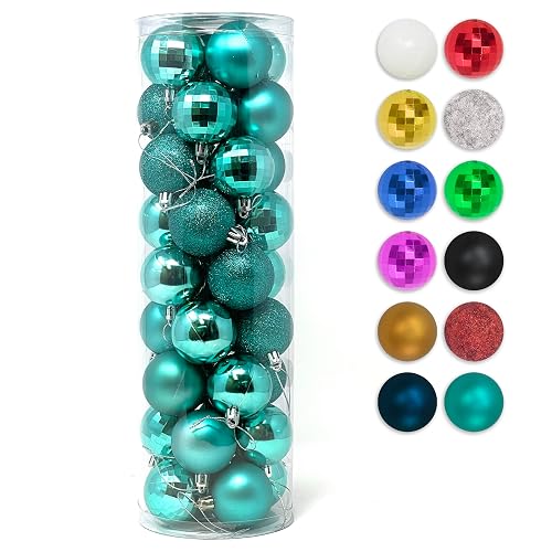 Allgala Christmas Balls 36 PK 2 Inch (5CM) Pre-Strung Shatter