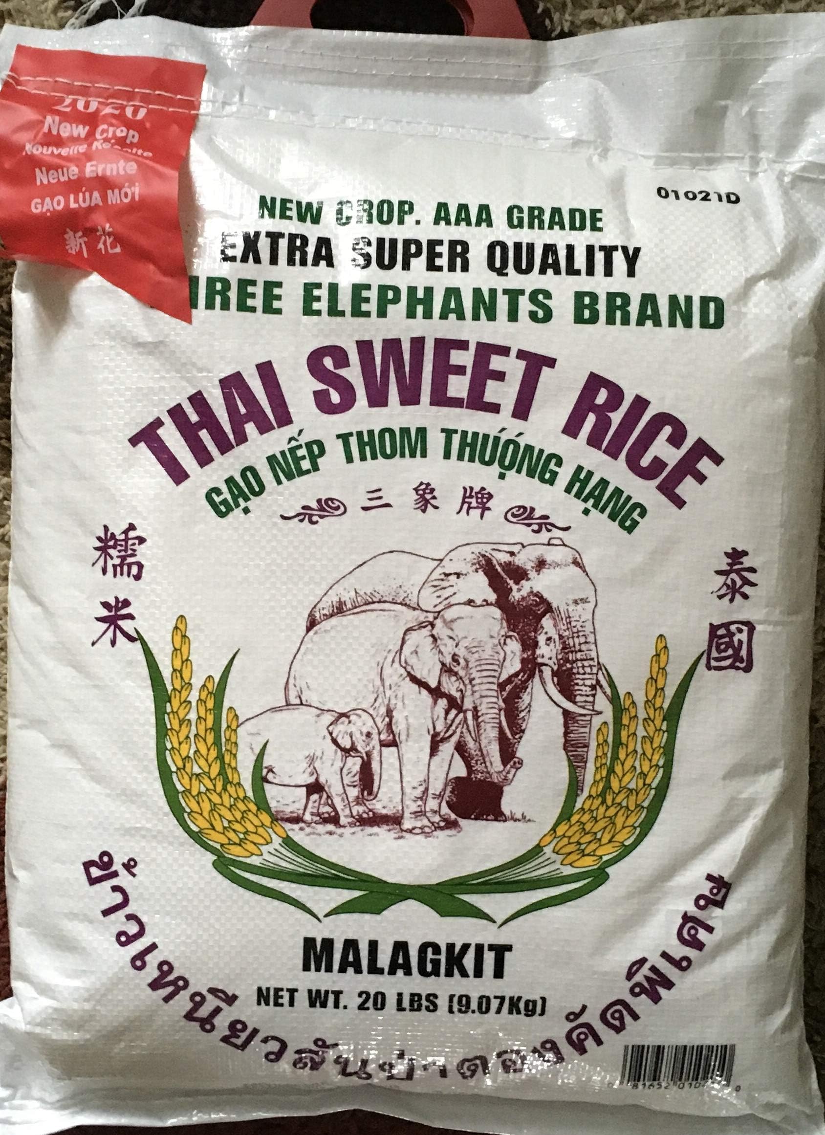 Snapklik.com : Three Elephants Thai Sweet Rice