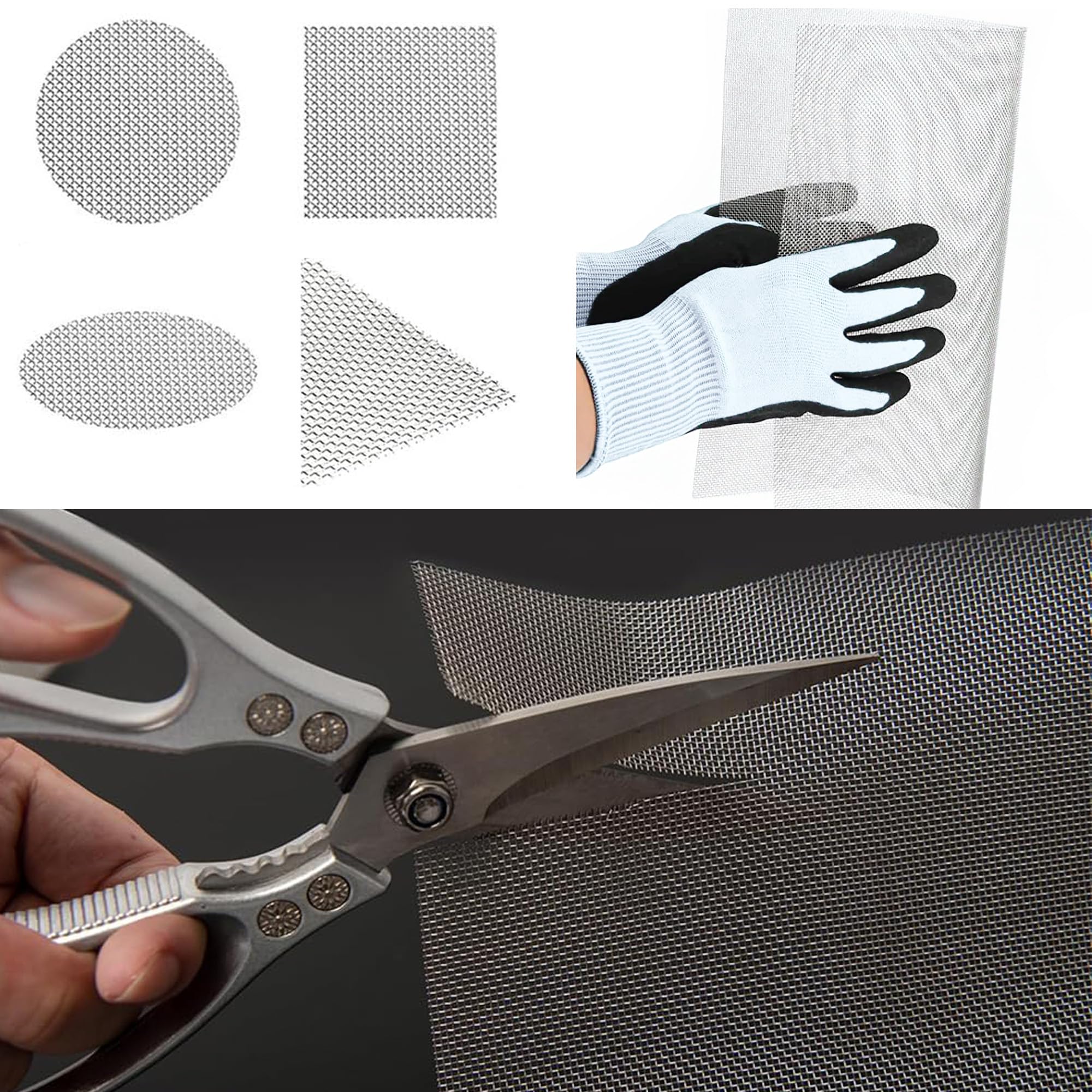 Edelstahl Drahtgitter 40 Mesh - Vielseitiges Filtergewebe | Mäuseschutz Für Türen & Fenster