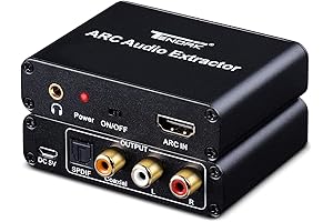 HDMI ARC Audio Extractor with Digital TOSLINK/Coaxial Converter for Soundbar