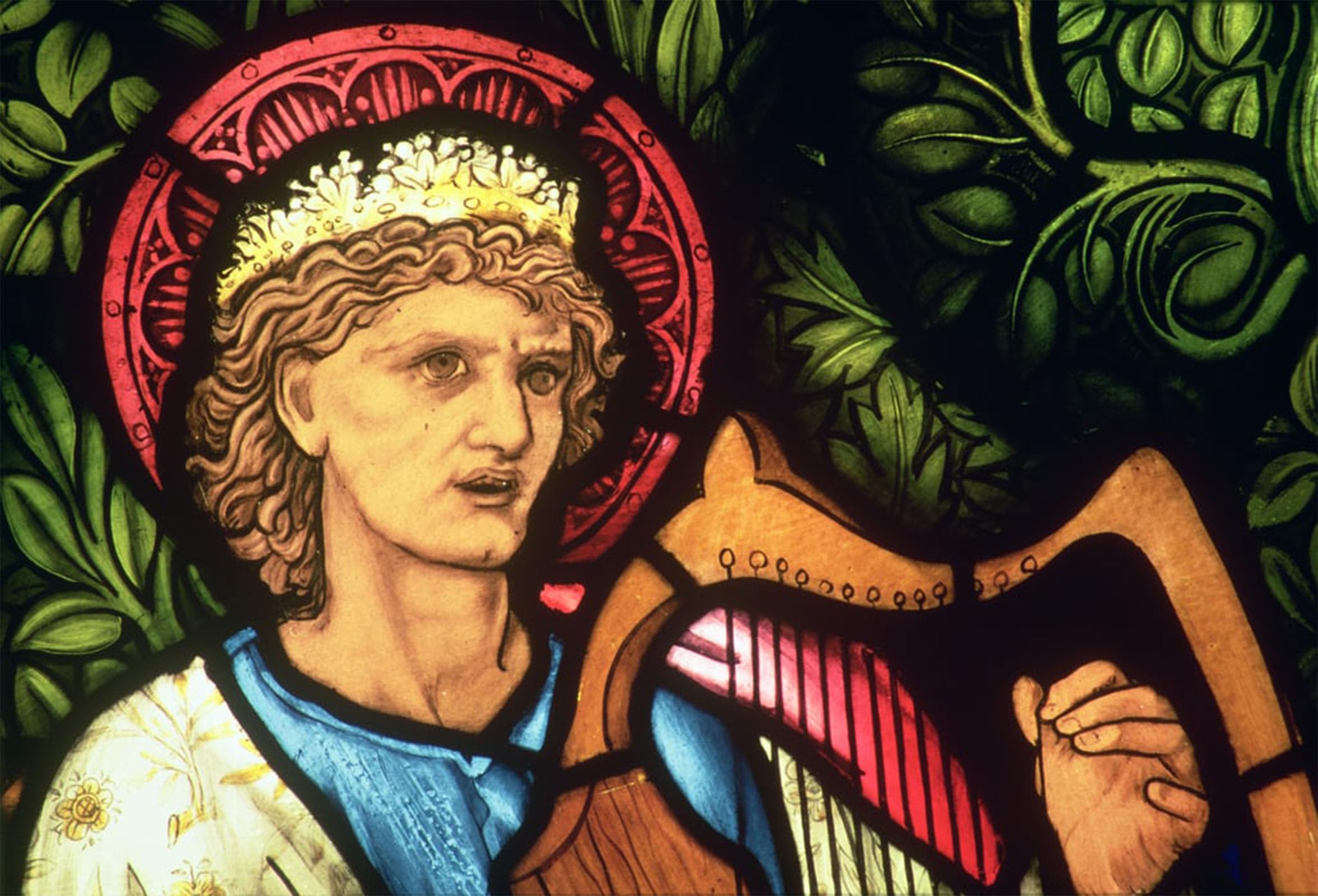 SERENDIPITP Vintage Picture Print on Canvas Wall Art Poster King David by Edward Burne Jones Artwork Print Poster for Wall Decor 60x90cm